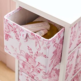 LoveShackFancy Rolling 5-Drawer Cart (9.5"x35")