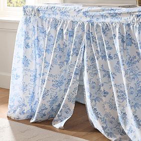 LoveShackFancy Damask Desk Skirt