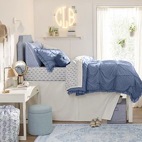 Vaulted Twin XL Bedskirt