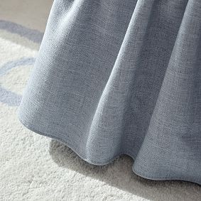 Skirted Oval Storage Bench (33.5")