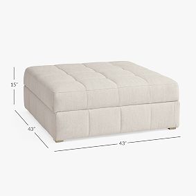 Baldwin Ottoman with Storage (33"&ndash;43")