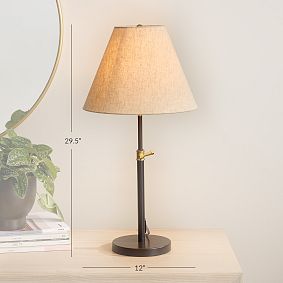Bronze Adjustable Table Lamp (30")
