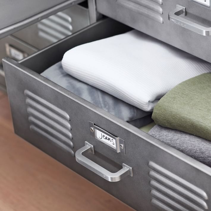 metal locker style dresser Dresser 4-Drawer - Locker Furniture Collection - 38-6701-997