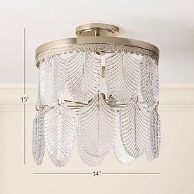 <i>Wicked</i> Deco Glass Flush Mount
