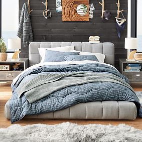 Baldwin Platform Upholstered Bed - Thumbnail 3