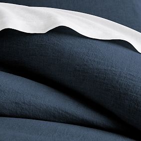 West Elm European Linen Duvet Cover