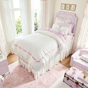 LoveShackFancy Bows Border Duvet Cover