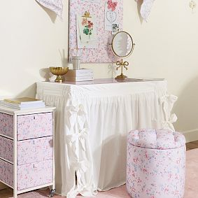 LoveShackFancy Bows Desk Skirt