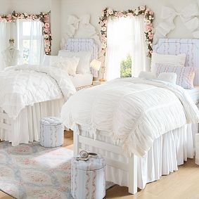 LoveShackFancy Sweet Bows Duvet Cover