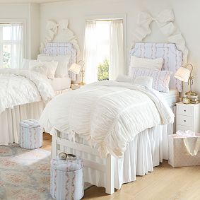 LoveShackFancy Auburn Tufted No Nails Dorm Headboard