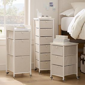 Rolling 6-Drawer Cart (14.75"x39.25")