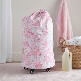 LoveShackFancy Rolling Laundry Backpack