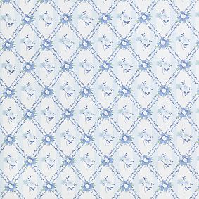 Hill House Home Blue Trellis Wallpaper