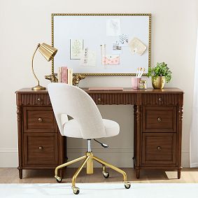 Chris Loves Julia Scallop Storage Desk (65")