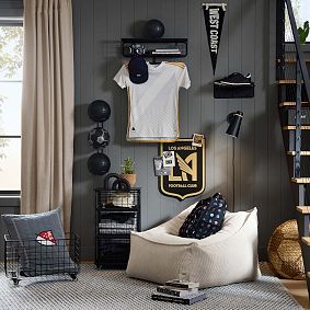 Metal Grid Rolling Storage Bin