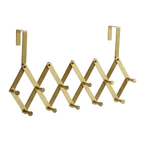 Expandable Metal Over-the-Door Hook Rack