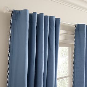 Corded Light-Filtering Curtain