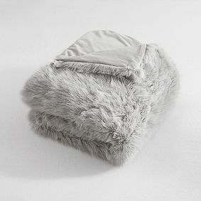 Open Box:   Feathery Faux-Fur Throw