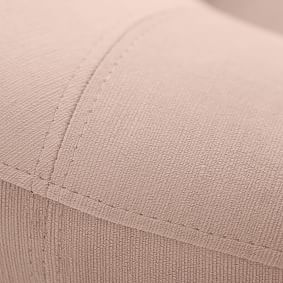 Lustre Velvet Dusty Blush Groovy Swivel Chair