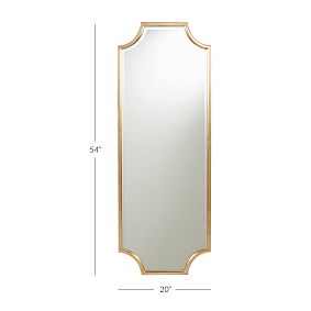 Scallop Leaf Full Length Mirror