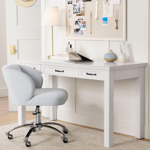 Coastal Whites Study Space