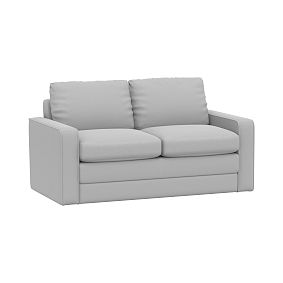 Open Box: Grove Sleeper Sofa (54.5") - Performance Everyday Velvet Light Gray