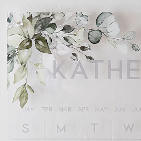 Botanical Acrylic Calendar