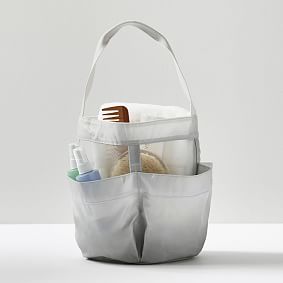 Grey Ombre Recycled Classic Shower Caddy Bath Bundle