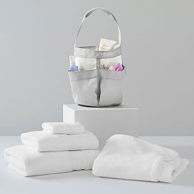 Grey Recycled Classic Shower Caddy Bath Bundle