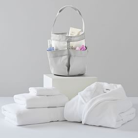 Grey Recycled Classic Shower Caddy Bath Bundle
