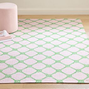 Lilly Pulitzer Bamboo Butterfly Washable Rug