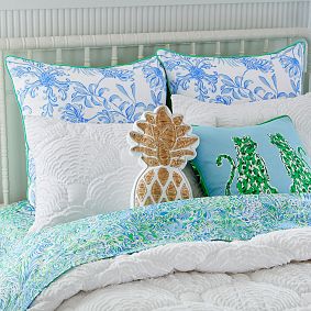 Lilly Pulitzer Glisten In The Sun Reversible Euro Pillow Cover