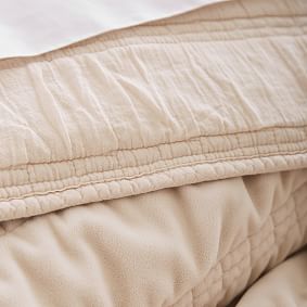 Ruched Velour Quilt