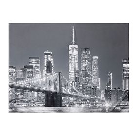 City Lights Recycled Tapestry