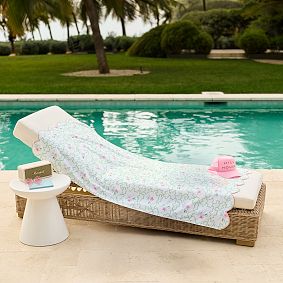 Hill House Home Clematis Scallop Beach Towel UPF 50+