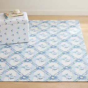 Hill House Home Stripe Trellis Washable Rug