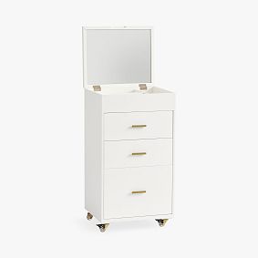 Glam Beauty Rolling Cart (34.75"x20.25")