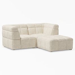 Pottery Barn Baldwin Loveseat and Ottoman