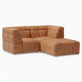 Pottery Barn Baldwin Loveseat and Ottoman - Thumbnail 2