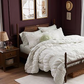 Chris Loves Julia Turned Wood Nightstand (20")