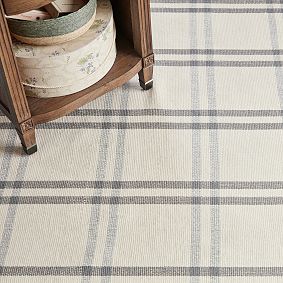 Plaid Woven Rug