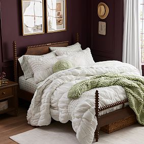 Hiri Floral Cotton Gauze Sheet Set