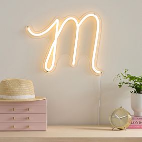 Create Your Own - Single Letter Script Neon LED Wall Light