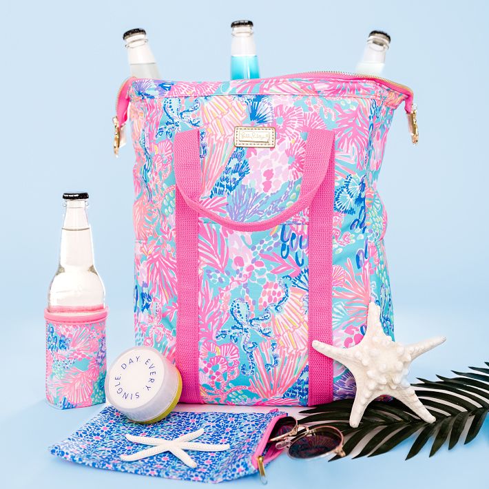 Lilly Pulitzer Splendor in the Sand Backpack Cooler | Pottery Barn