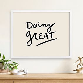 Minted® Doing Great Wall Art by Erika Firm