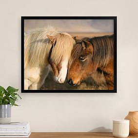 Minted® Icelandic Horses 3 Wall Art by Crystal Lynn Collins
