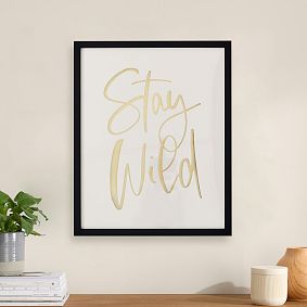 Minted® Stay Wild Framed Art