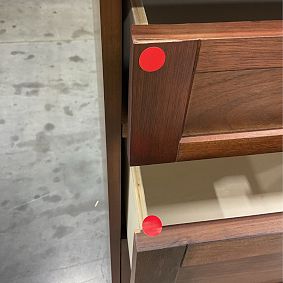 Open Box: Hampton Tall Chest of Drawers (28"W x 19"D) - Dark Walnut