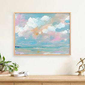 Minted® Turquoise Beach Wall Art by Lindsay Megahed