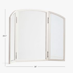 Chelsea Small Space Mirror Vanity Hutch (38")